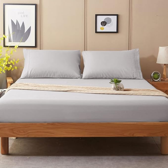SONORO KATE Bed Sheet Set Super Soft Microfiber 1800 Thread Count Luxury Sheets - Image 3