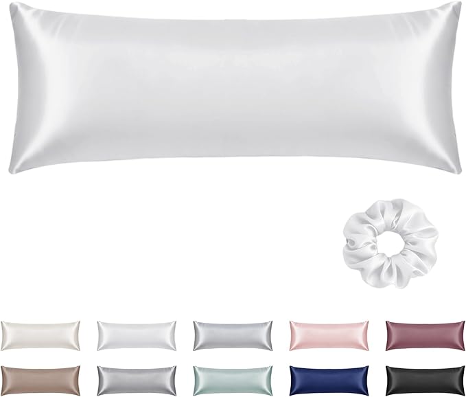 Satin Body Pillow Pillowcase 1pc, Silky Body Pillow Cover Similar to Silk by Vielit