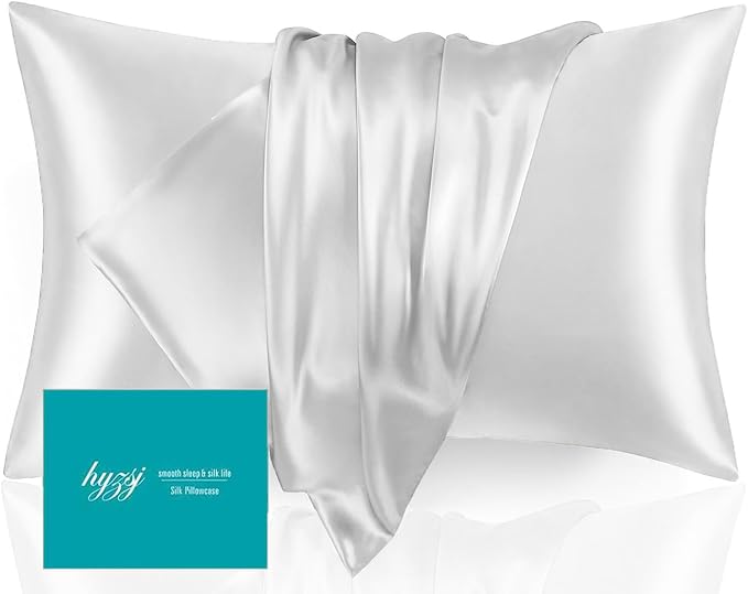 Mulberry Silk Pillowcase for Hair and Skin Standard Size 20"X 26" by Unknown