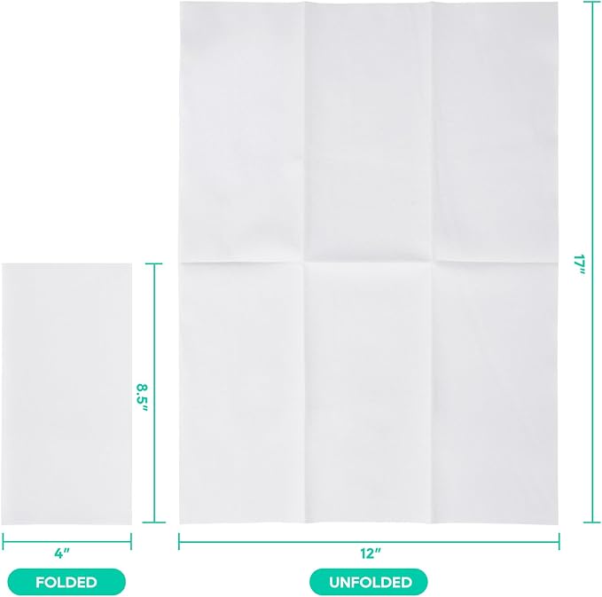 800PACK Disposable Hand Towels for Bathroom, Soft and Absorbent Paper Guest - Image 5
