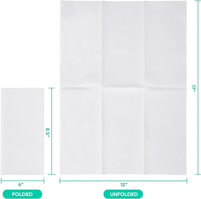 200PACK Disposable Hand Towels for Bathroom, Soft and Absorbent Paper Guest - Image 5