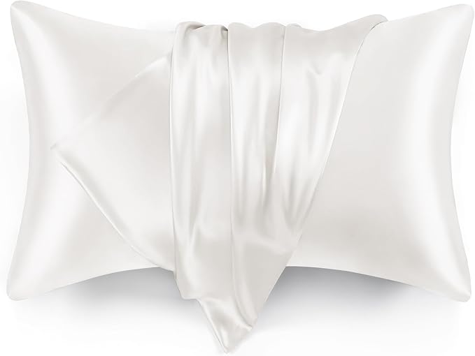 Love's cabin Satin Pillowcase Set of 2 King Size 20x36, Cooling Pillow Covers by Lovescabin