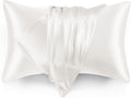 Love's cabin Satin Pillowcase Set of 2 King Size 20x36, Cooling Pillow Covers by Lovescabin