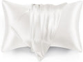 Love's cabin Satin Pillowcase Set of 2 Queen Size 20x30, Cooling Pillow Covers by Lovescabin