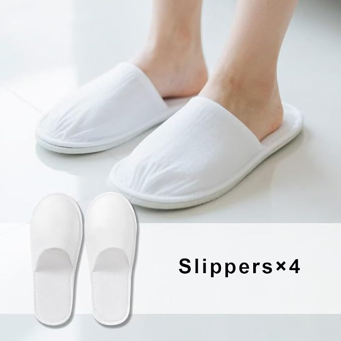 48pcs Disposable Travel Set: Bed Sheet*2 Duvet Cover*2 Pillow case*4 Bath - Image 2