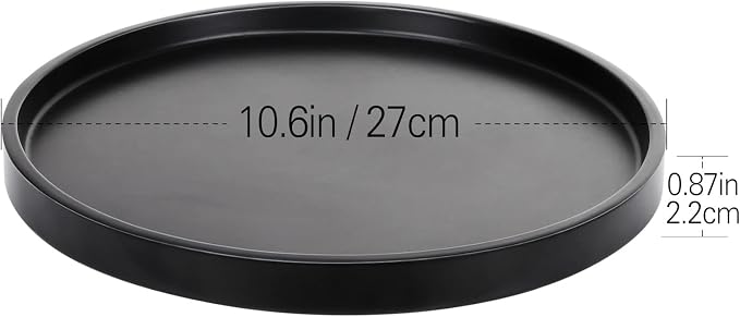 Shinowa Vanity Tray, Resin Bathroom Decorative Tray Catchall Organizer Jewelry - Image 5