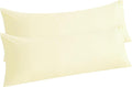 NTBAY Body Pillow Cases Set of 2, 2 Pack Brushed Microfiber 20x54 Pillow Cases by NTBAY
