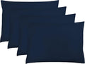 ZPECC Navy Pillow Cases Queen Size Set of 4, 20x30 Envelope Closure Pillowcases by ZPECC-ABrandThatHasBeenFocusedOnBabyProductsFor18Years
