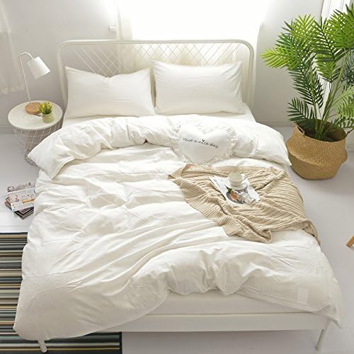 100% Washed Cotton Duvet Cover Bedding Set, Comfortable and Unique Style by Rural+Dandelion