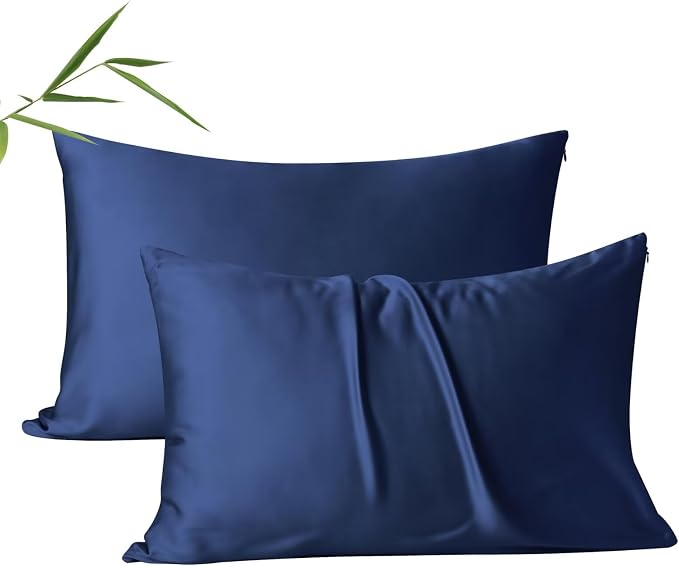 4 Pack Cooling Pillow Cases, Viscose Derived from Bamboo Pillow Protectors by ShunjieHome