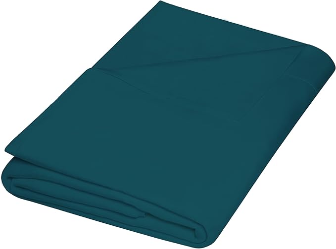 ZPECC King Flat Sheet Only 1 Pack, Durable Teal Top Bed Sheets Hypoallergenic by ZPECC-ABrandThatHasBeenFocusedOnBabyProductsFor18Years
