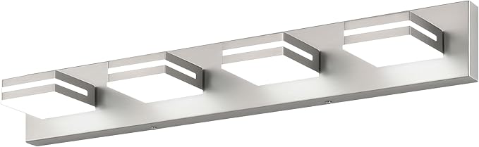 SineRise LED Modern Bathroom Vanity Light Fixtures, Brushed Nickel Modern by SINERISELIGHTING