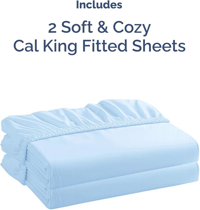 Cal King Size Fitted Bed Sheet - Image 4