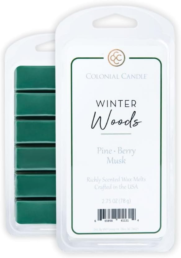 Colonial Candle Winter Woods Wax Melts, Wax Melt Warmer Cubes, Long Lasting - Image 3