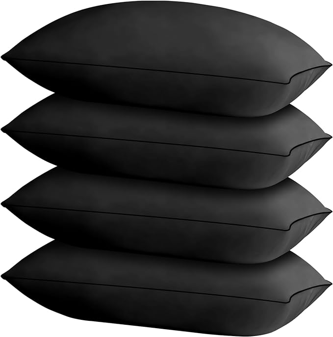 HIMOON Bed Pillows for Sleeping 4 Pack, Queen Size Cooling Pillows Set of 4 by HIMOON