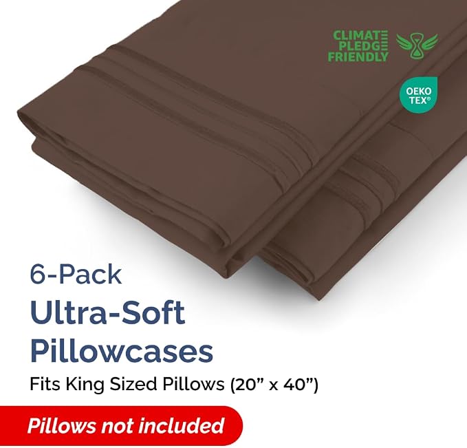 King Pillow Cases Set of 6 - Image 2