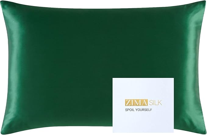ZIMASILK 25 Momme 100% Pure Mulberry Silk Pillowcase by ZIMASILK