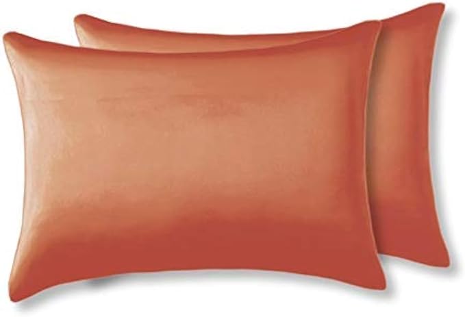 Silk Pillow Cases 2 Pack, 100% Mulberry Silk Pillowcase by Victivic