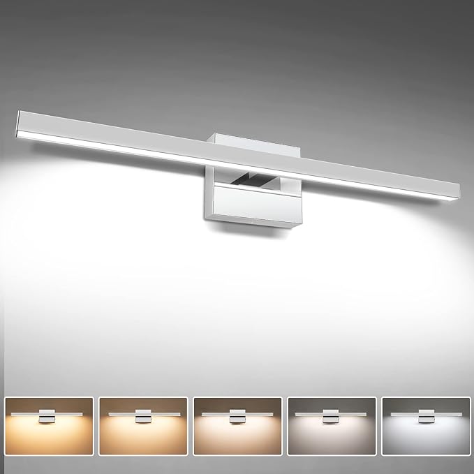 VOLISUN Modern Bathroom Vanity Light 23.6 inch, 14W Dimmable 5CCT Led Bathroom by VOLISUN