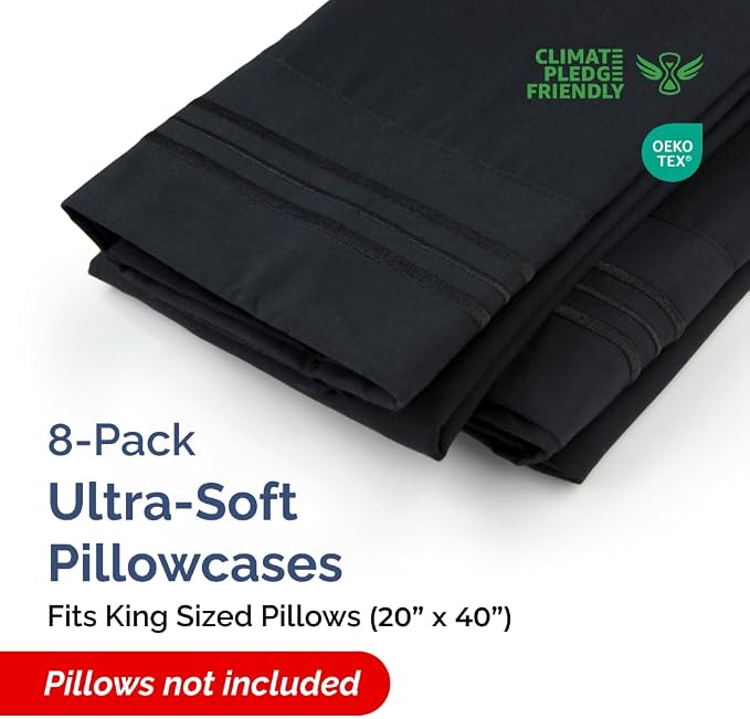 King Pillow Cases Set of 8 - Image 2