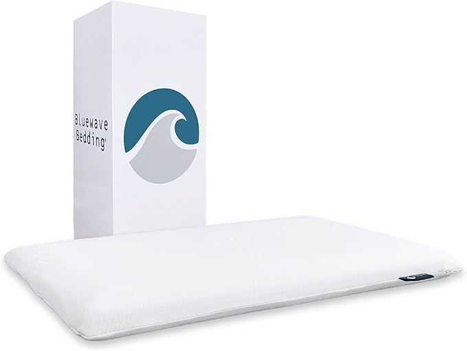 Bluewave Bedding Extra Slim Gel Memory Foam Pillow by BluewaveBedding