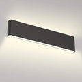 Aipsun 24in/20W LED Matte Black Modern Vanity Light Matte Black Wall Light Up by Aipsun
