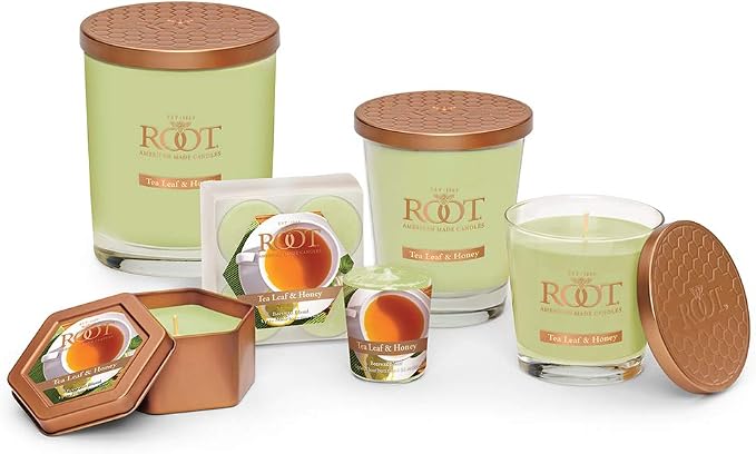 Root Candles Scented Candles Honeycomb Veriglass Premium Handcrafted Beeswax - Image 3