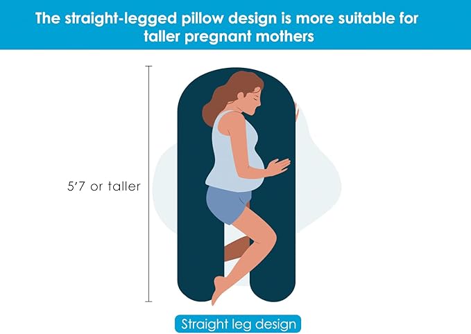 QUEEN ROSE Pregnancy Pillows for Sleeping, U Shaped Body Pillow for Pregnancy - Image 2
