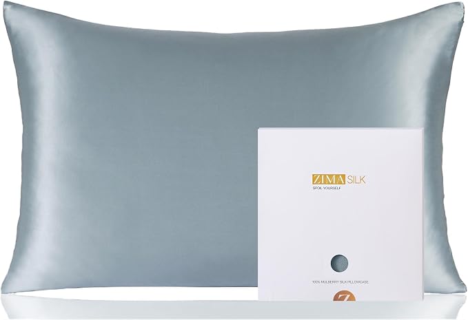 ZIMASILK 100% Pure Mulberry Silk Pillowcase by ZIMASILK