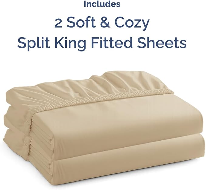 Split King Fitted Bed Sheet - Image 4