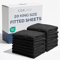 Bulk Case Pack of 20 Fitted Sheets by CGKUnlimited