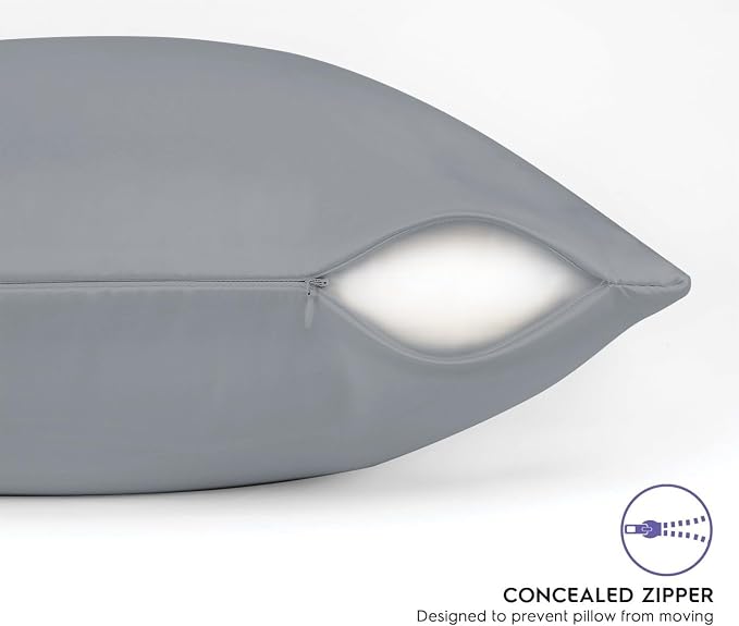 Silk Pillowcase for Hair and Skin, Soft Breathable Smooth Cooling Mulberry Silk - Image 3