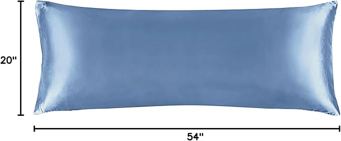 BEDELITE Satin Body Pillow Cover, Super Soft and Cooling Body Pillow Pillowcase - Image 8