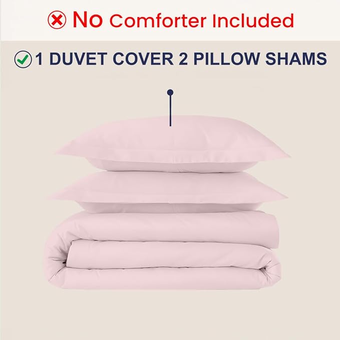 Kotton Culture 3 Pc Duvet Cover King Size Set-100% Egyptian Cotton 600 Thread - Image 2