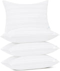 downluxe Standard Size Pillows Set of 4 – Premium Down Alternative Bed Pillows by Downluxe
