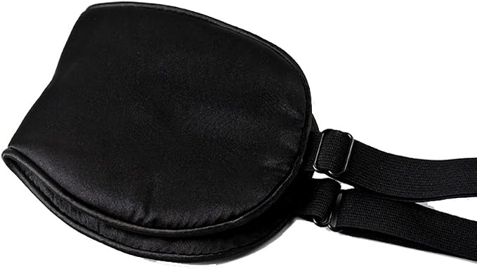 100% Mulberry Silk Sleep Mask Blackout, Cute Natural Sleeping Mask - Image 3