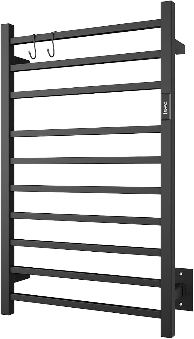 Wall Mounted Towel Warmer Square 10 Bars by NORTTABATHDECOR