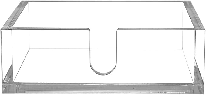 CY craft Acrylic Cocktail Paper Napkin Holder, Decorative Clear Cocktail Napkin - Image 6