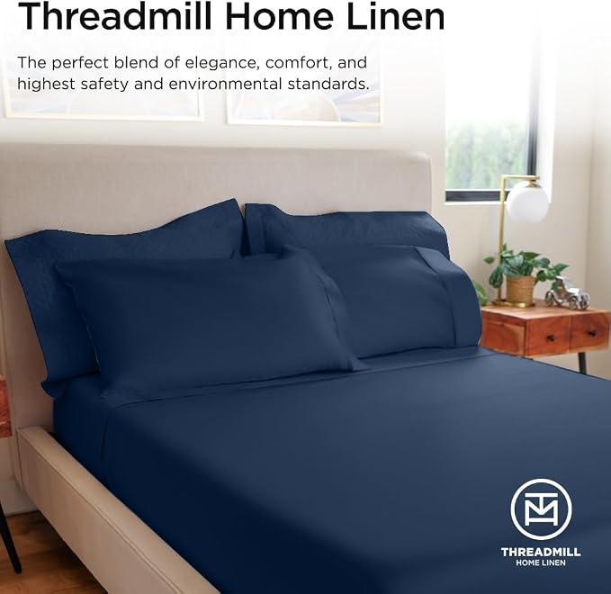 Threadmill Luxury 800 Thread Count Full Size 100% Cotton Sheets - Image 8