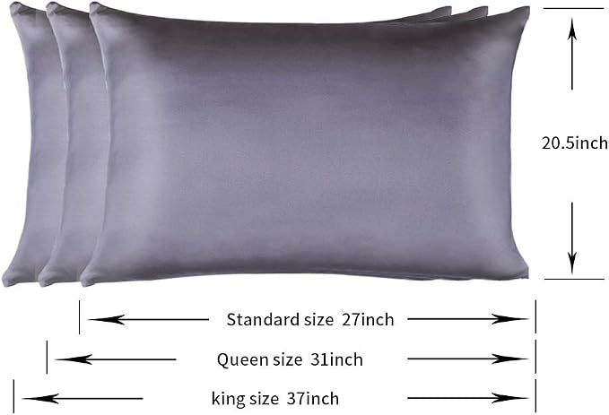 Jocoku 100% Mulberry Silk Pillowcases Set of 2 - Image 6