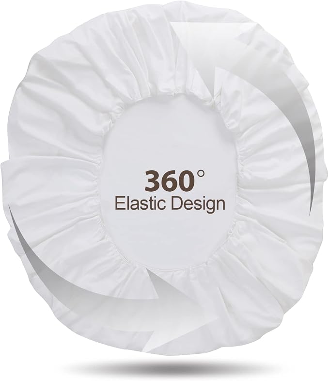 2-Pack 100% Egyptian Cotton Fitted Sheet TwinXL Size, 600 Thread Count Cotton - Image 8