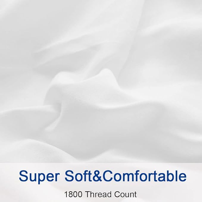 SONORO KATE Bed Sheet Set Super Soft Microfiber 1800 Thread Count Luxury - Image 5