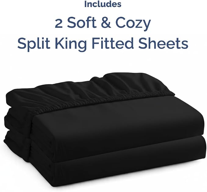 Split King Fitted Bed Sheet - Image 4