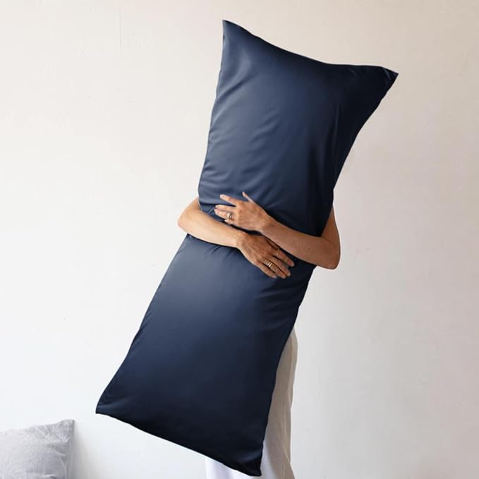 WishSmile Body Cooling Pillowcase Long Pillow Case Breathable Cool Silky Soft - Image 5
