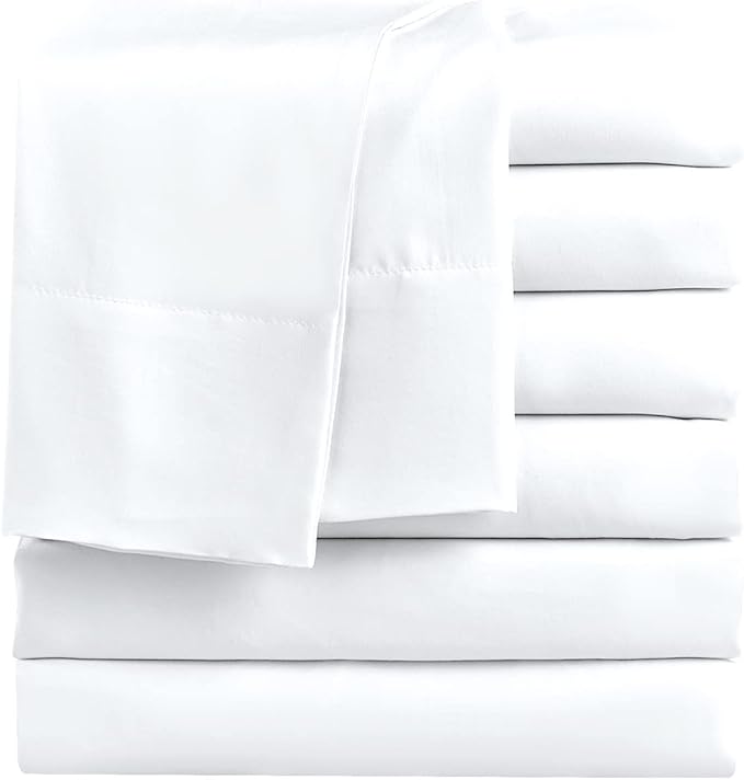 FreshCulture Twin Flat Sheets Only, Soft Microfiber Bedding Sheets by FreshCulture