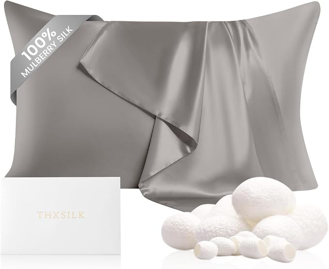 THXSILK 100% Mulberry Silk Pillowcase by THXSILK