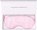 Silk Sleep Mask Light Blocking Luxury 100% Mulberry 19mm Silk Eye Mask Eye by YanserSelection