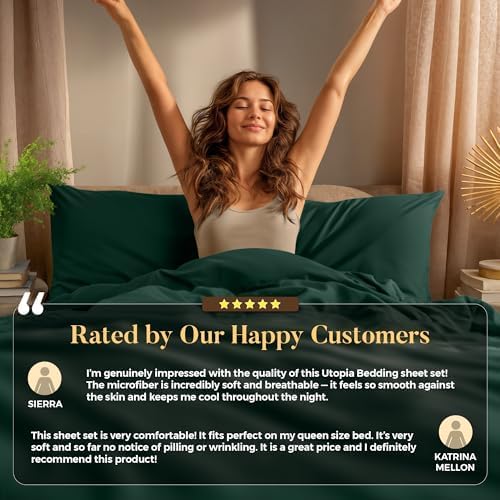 Utopia Bedding Twin Sheet Set – 3 Piece Bed Sheets - Image 9