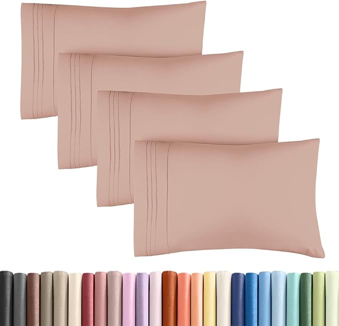 Standard Pillow Cases Set of 4 by CGKUnlimited