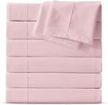 Maple&Stone Twin Flat Sheet 6 Pack, Premium Soft & Breathable, Brushed by MapleStone